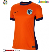 Ženske Nogometnih dresov Nizozemska Domači EP 2024 Kratki rokavi